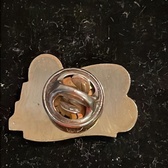 Vintage-1990-1” gold tone “Wyoming Centennial 1890-1990” hat/lapel pin/tie tack - Picture 7 of 10